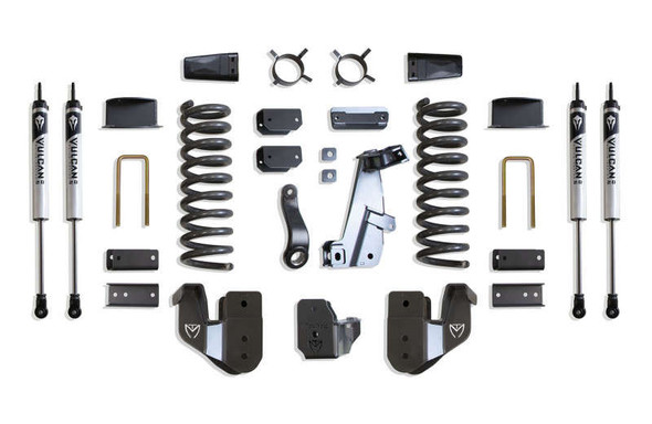 MaxTrac 6" Lift Kit With Vulcan Shocks | Factory Rear Air Ride (14-18 Ram 2500 | 4WD | Diesel) K947263VA