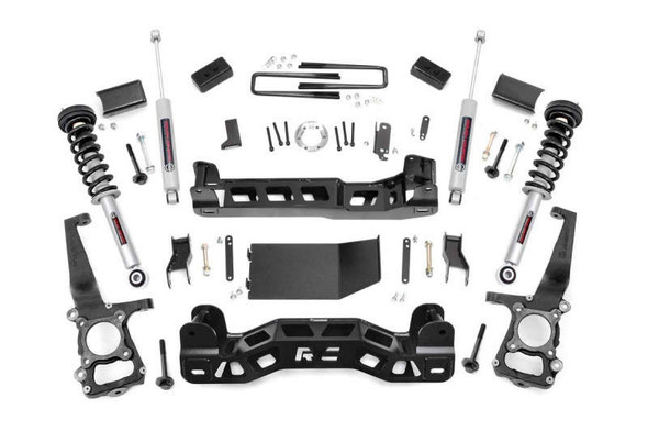 Rough Country 4" Lift Kit | Lifted Struts | N3 Shocks (11-13 Ford F-150 | 4WD) 57432