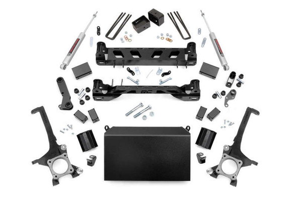 Rough Country 4" Lift Kit | Strut Spacers | N3 Shocks (16-21 Toyota Tundra | 2WD/4WD) 75130