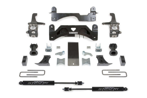 Fabtech 6" Basic System w/ Coilover Spacers & Rear Stealth Shocks | 16-21 Toyota Tundra K7054M Fabtech 6" Basic System w/ Coilover Spacers & Rear Stealth Shocks | 16-21 Toyota Tundra K7054M