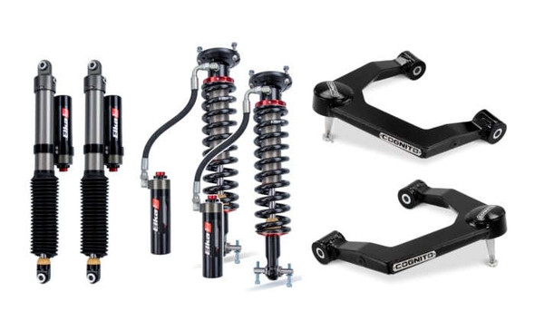 Cognito 1" Elite Leveling Kit With Elka 2.5 Shocks (19-25 Chevy Silverado 1500 Trail Boss/GMC Sierra 1500 AT4 | 4WD) 210-P1139