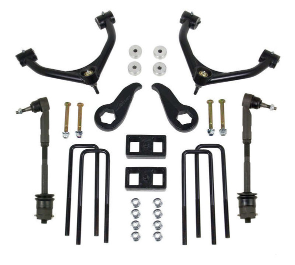 ReadyLIFT 3.5" SST Lift Kit Front with 1.0" Rear with Upper Control Arms without Shocks - Chevrolet/GMC 2500HD,3500HD 2011-2019 69-3411