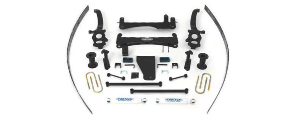 Fabtech 6" Basic System w/ Performance Shocks | 14-17 Nissan Titan 4WD K6008 Fabtech 6" Basic System w/ Performance Shocks | 14-17 Nissan Titan 4WD K6008