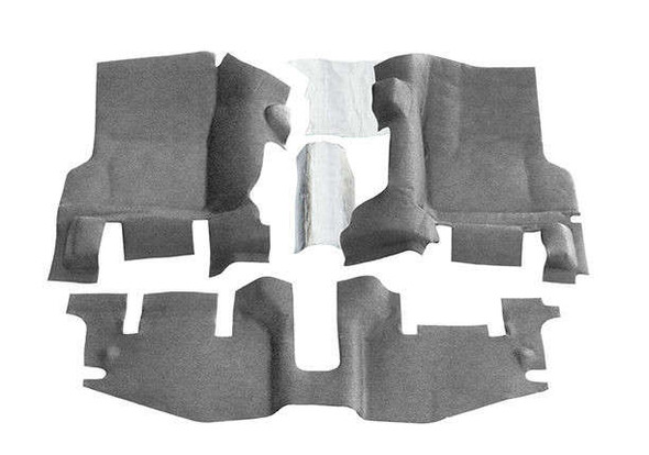 BedRug BedTred Front 3pc Floor Kit w/o Center Console w/Heat Shields BTTJ97FNC