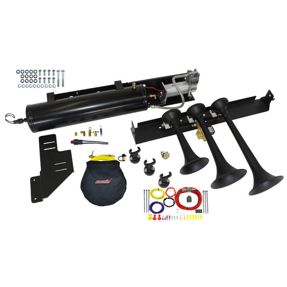 Kleinn Complete bolt-on System w/730 Triple Train Horn & 150 PSI Heavy Duty Air System VELO-734