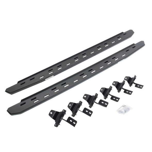 Go Rhino RB30 Slim Line Running Boards With Mounting Bracket Kit | Textured Black 69650673SPC Go Rhino RB30 Slim Line Running Boards With Mounting Bracket Kit | Textured Black 69650673SPC