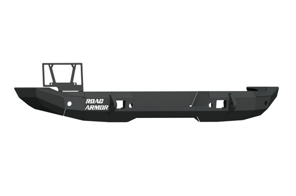 Road Armor Stealth Rear Bumper | Full Width | Non-Winch | Only With Tire Carrier Hole | Texture Black 5183R1B
