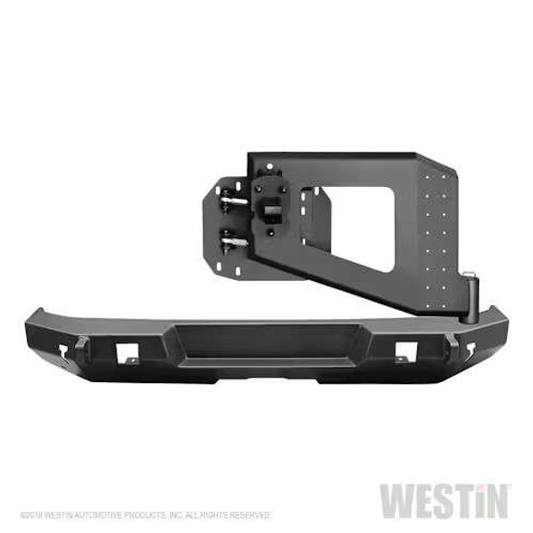 Westin Textured Black WJ2 Rear Bumper 59-82035A Westin Textured Black WJ2 Rear Bumper 59-82035A
