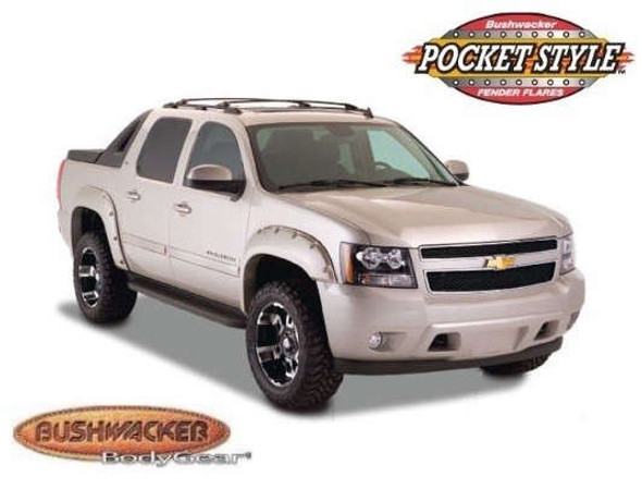 Bushwacker Pocket Style Fender Flare - Set of 4 - Matte Black 40948-02