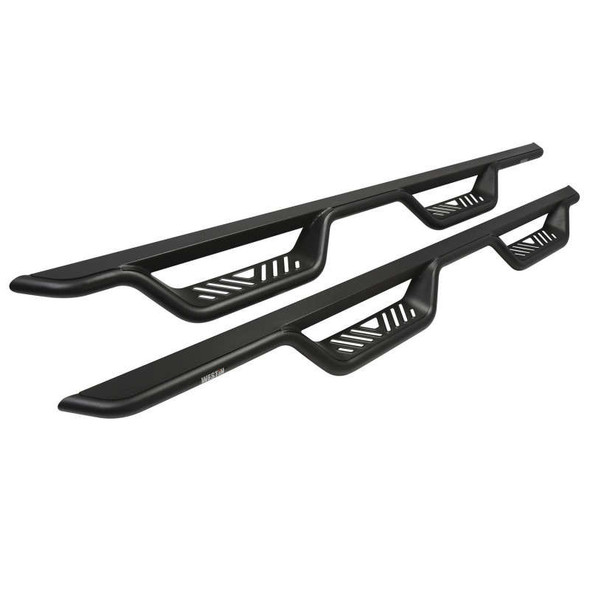 Westin Textured Black Outlaw Drop Nerf Step Bars 20-13255