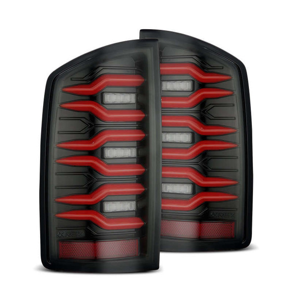 AlphaRex LUXX-Series LED Tail Lights | Black Red 641060 AlphaRex LUXX-Series LED Tail Lights | Black Red 641060