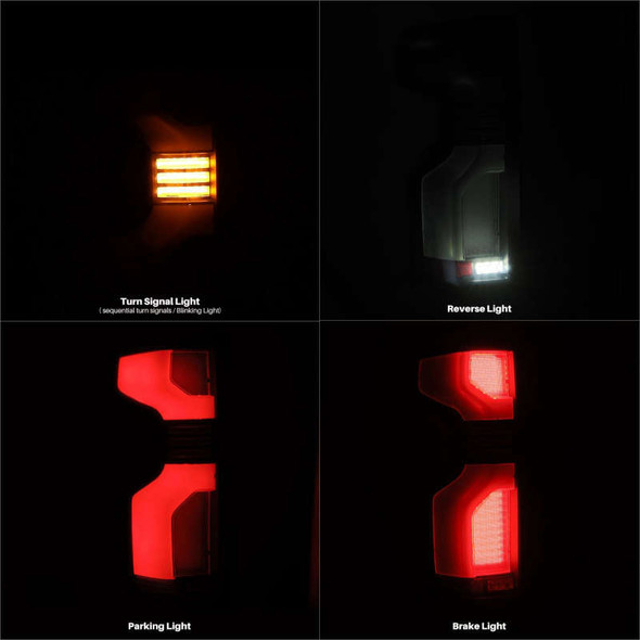 AlphaRex LUXX-Series LED Tail Lights | W/ Converter | For Stock LED | Black 620088 / 620012 AlphaRex LUXX-Series LED Tail Lights | W/ Converter | For Stock LED | Black 620088 / 620012