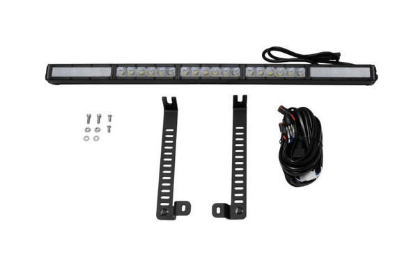 Diode Dynamics SS30 Single Stealth Lightbar Kit White Combo DD6760