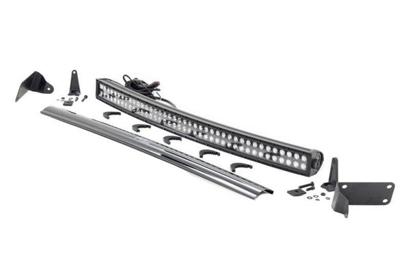 Rough Country LED Light | Bumper Mount | 40" Black Dual Row 70570B