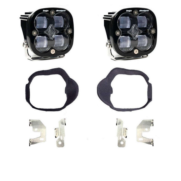 Baja Designs Squadron SAE Fog Pocket Light Kit | Pair | Clear 448129