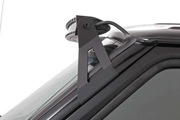 Rough Country Black Series LED Light Bar | 50" | Curved Single Row 72750BL