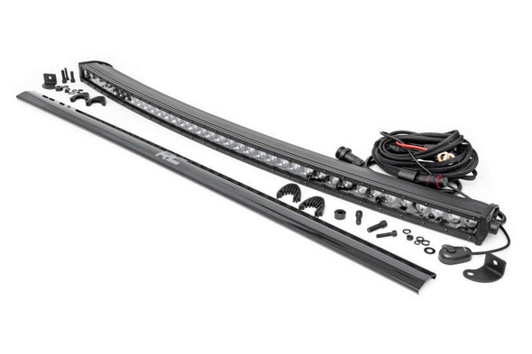 Rough Country Black Series LED | 40 Inch Light| Curved Single Row 72740BL