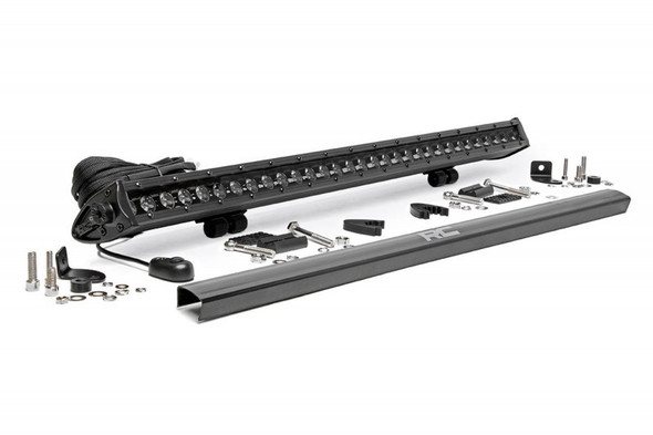 Rough Country Black Series LED Light Bar | 30" | Single Row 70730BL