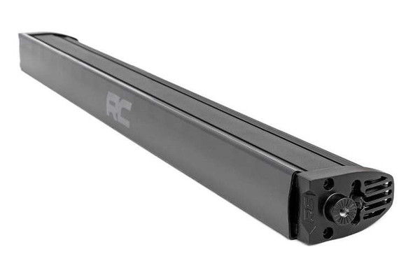 Rough Country Black Series LED Light Bar | 30" | Single Row | Cool White DRL 70730BLDRL