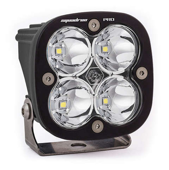 Baja Designs Single Squadron Pro Spot Beam Light Pods (Clear/Black Body) 490001