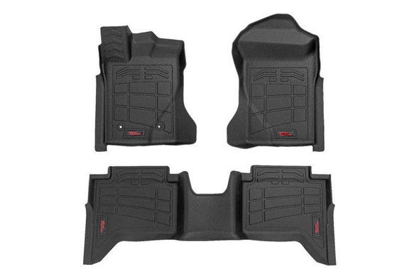 Rough Country Sure-Fit Floor Mats | Front & Rear SM51003