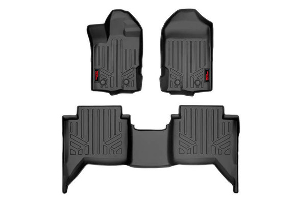 Rough Country Floor Mats | Front and Rear M-51002
