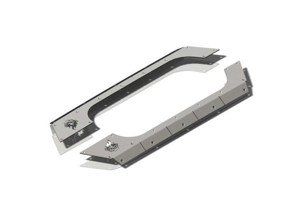 CrawlTek Black 2 Door Rocker Body Cladding CWLJK40101