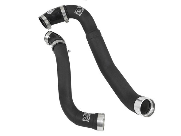 aFe Power BladeRunner 3.5"-3" I/C Cold Side Tube - Black - Powerstroke Diesel 46-20364-B