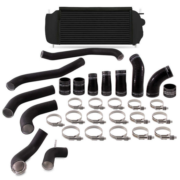 Mishimoto EcoBoost Performance Intercooler Kit - Black Cooler Black Pipes MMINT-F35T-17KBBK