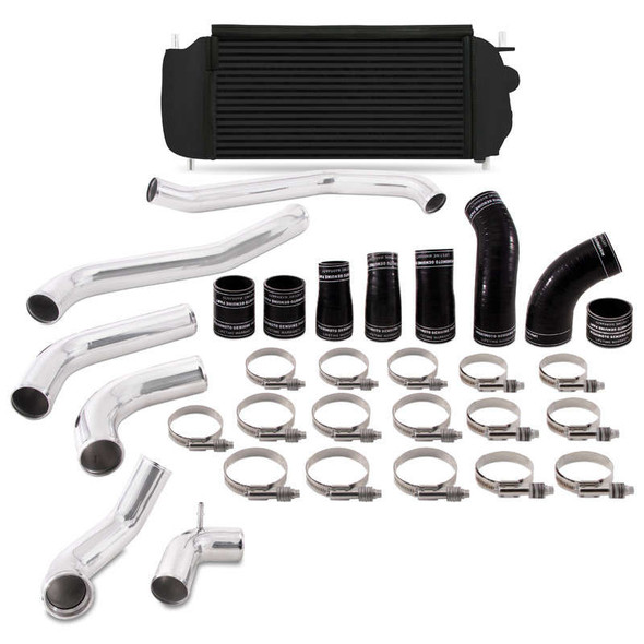Mishimoto EcoBoost Performance Intercooler Kit - Black Cooler Polished Pipes MMINT-F35T-17KPBK Mishimoto EcoBoost Performance Intercooler Kit - Black Cooler Polished Pipes MMINT-F35T-17KPBK