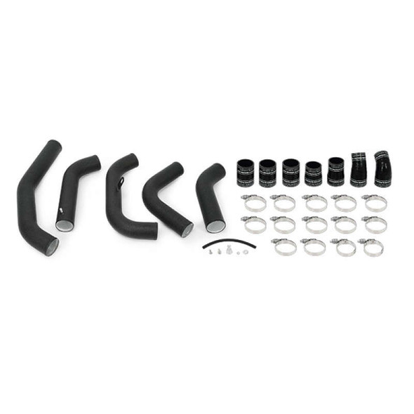 Mishimoto EcoBoost Hot-Side Intercooler Pipe Kit - Wrinkle Black MMICP-F35T-15HWBK