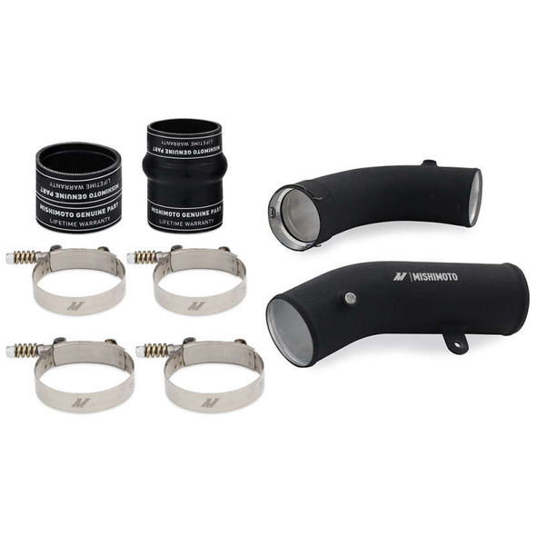 Mishimoto Cold-Side Intercooler Pipe And Boot Kit | Wrinkle Black MMICP-DMAX-17CWBK
