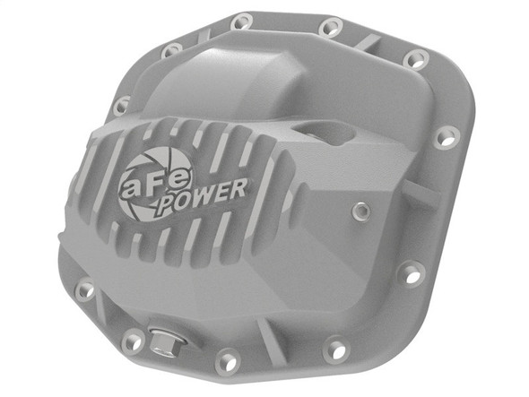 aFe Power Street Series Front Differential Cover Raw w/ Machined Fins 46-71010A