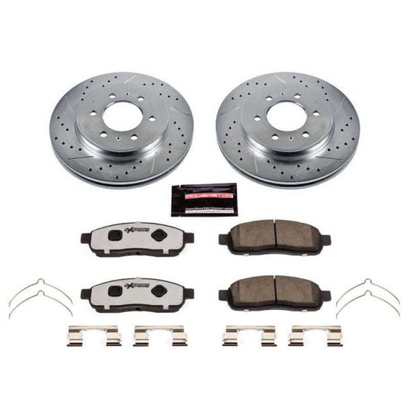 PowerStop Z36 Truck & Tow Front Brake Upgrade Kit | 6 Lug K5336-36
