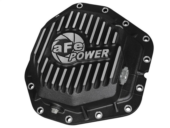 aFe Power Rear Differential Cover, Machined Fins; Pro Series 46-70382