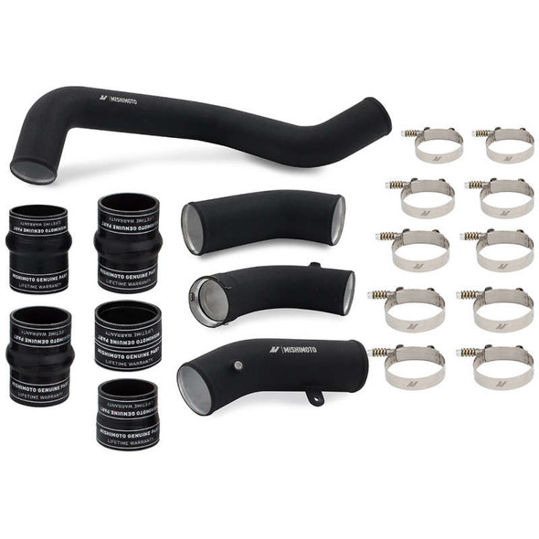 Mishimoto Intercooler Pipe And Boot Kit | Wrinkle Black MMICP-DMAX-17KWBK