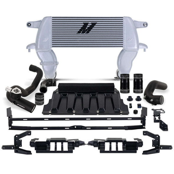 Mishimoto High-Mount Intercooler Kit | Silver Intercooler | Black Pipes MMINT-BR23-21HKSLBK Mishimoto High-Mount Intercooler Kit | Silver Intercooler | Black Pipes MMINT-BR23-21HKSLBK