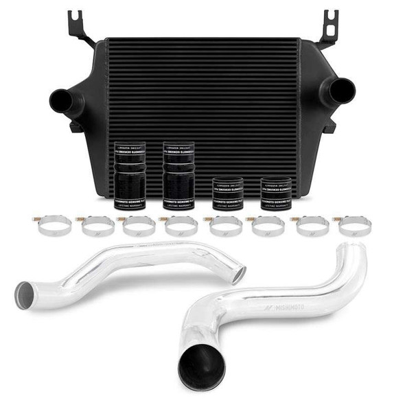 Mishimoto PSD Black Intercooler Kit w/ Polished Pipes MMINT-F2D-99KBKP Mishimoto PSD Black Intercooler Kit w/ Polished Pipes MMINT-F2D-99KBKP