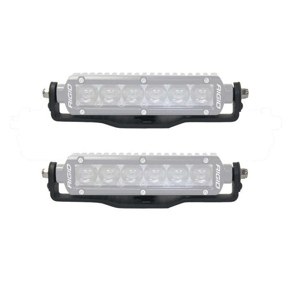 Go Rhino Textured Black XE Center Hood LED Light Mount Fits 6" Single Row LED Light Bar 732060T