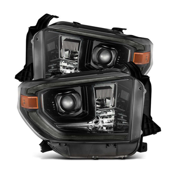 AlphaRex MK II PRO-Series Halogen Projector Headlights | No Converter | W/O TRD Style Full LED | Alpha-Black 880839