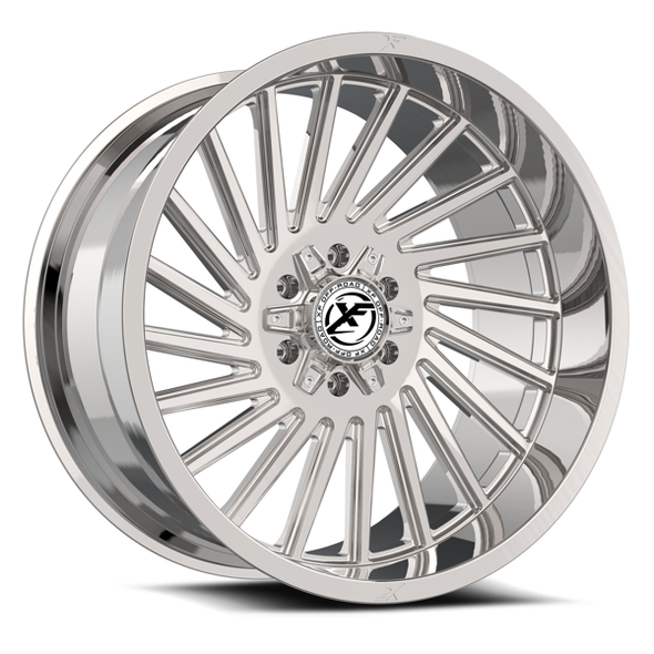 XF Offroad Wheels XF-239 Chrome 26x12 -44mm Offset 5x127 (5x5),5x139.7 (5x5.5) | Fits Jeep Wrangler 07-Present and Jeep Gladiator