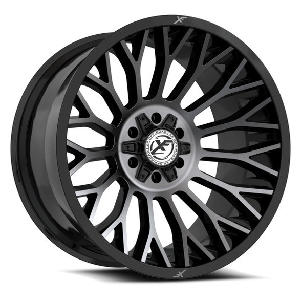 XF Offroad Wheels XF-237 Gloss Black Brushed Double Dark Tint 22x10 -18mm Offset 5x127 (5x5),5x139.7 (5x5.5) | Fits Jeep Wrangler 07-Present and Jeep Gladiator XF Offroad Wheels XF-237 Gloss Black Brushed Double Dark Tint 22x10 -18mm Offset 5x127 (5x5),5x139.7 (5x5.5) | Fits Jeep Wrangler 07-Present and Jeep Gladiator