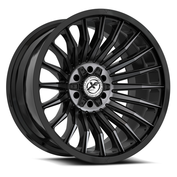 XF Offroad Wheels XF-231 Gloss Black Machined Titanium Double Dark Tint 22x12 -44mm Offset 5x127 (5x5),5x139.7 (5x5.5) | Fits Jeep Wrangler 07-Present and Jeep Gladiator XF Offroad Wheels XF-231 Gloss Black Machined Titanium Double Dark Tint 22x12 -44mm Offset 5x127 (5x5),5x139.7 (5x5.5) | Fits Jeep Wrangler 07-Present and Jeep Gladiator