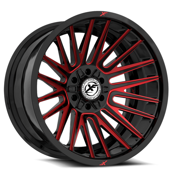 XF Offroad Wheels XF-234 Gloss Black Red Milled 20x10 -24mm Offset 6x135,6x139.7 (6x5.5) XF Offroad Wheels XF-234 Gloss Black Red Milled 20x10 -24mm Offset 6x135,6x139.7 (6x5.5)