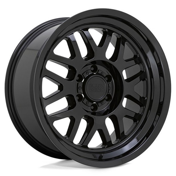 Black Rhino Wheels Delta Gloss Black 20x9.5 2mm Offset 5x127 (5x5) | Fits Jeep Wrangler 07-Present and Jeep Gladiator