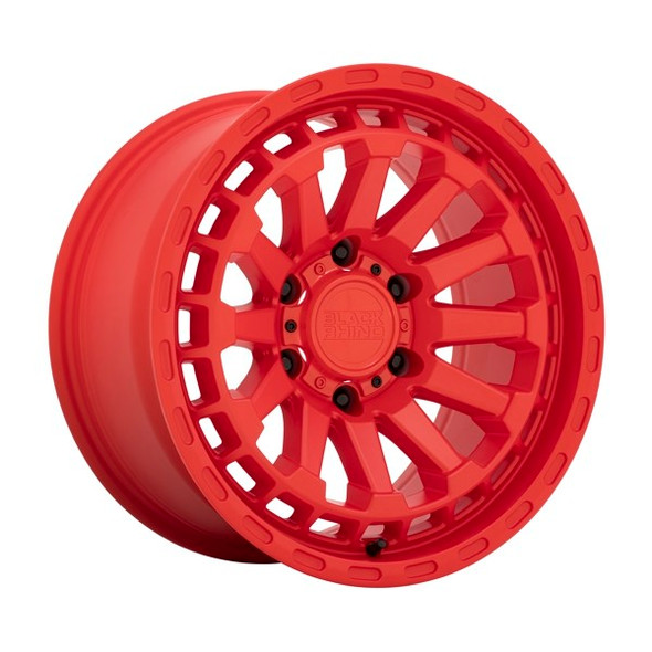 Black Rhino Wheels Raid Matte Red 20x9.5 -18mm Offset 5x127 (5x5) | Fits Jeep Wrangler 07-Present and Jeep Gladiator Black Rhino Wheels Raid Matte Red 20x9.5 -18mm Offset 5x127 (5x5) | Fits Jeep Wrangler 07-Present and Jeep Gladiator