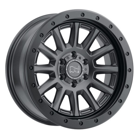 Black Rhino Wheels Dugger Gun Black 17x8.5 -34mm Offset 5x127 (5x5) | Fits Jeep Wrangler 07-Present and Jeep Gladiator