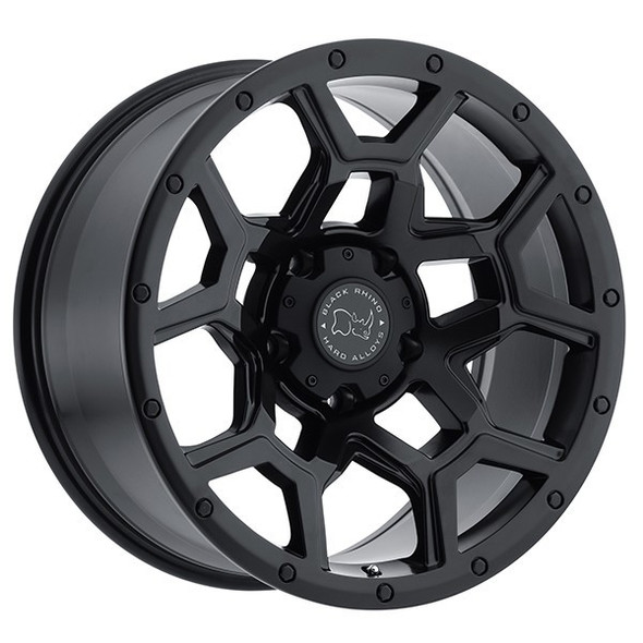 Black Rhino Wheels Overland Matte Black 20x9.5 -18mm Offset 6x139.7 (6x5.5) Black Rhino Wheels Overland Matte Black 20x9.5 -18mm Offset 6x139.7 (6x5.5)