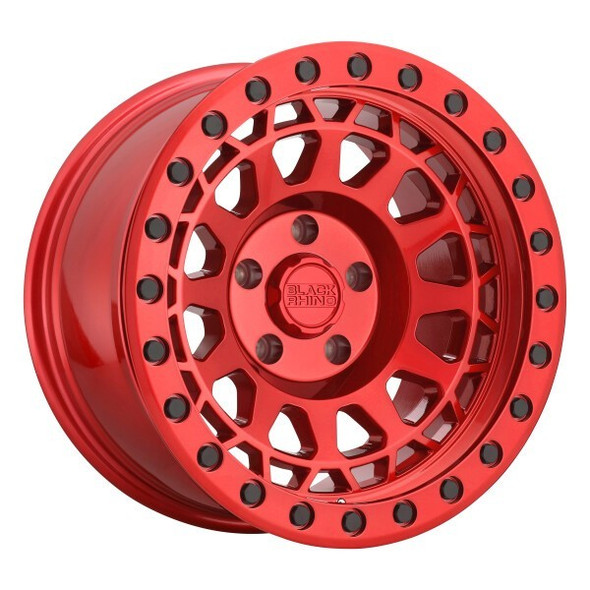 Black Rhino Wheels Primm Candy Red with Black Bolts 20x9.5 -18mm Offset 5x127 (5x5) | Fits Jeep Wrangler 07-Present and Jeep Gladiator