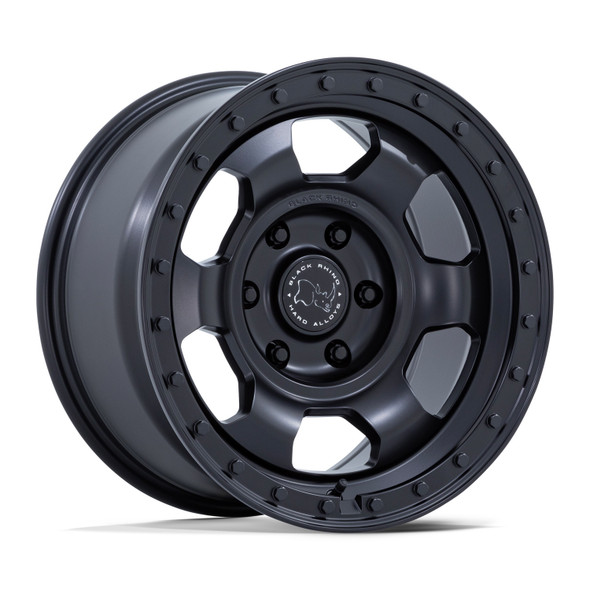 Black Rhino Wheels Trooper BR029 Matte Black 17x8.5 -10mm Offset 5x127 (5x5) | Fits Jeep Wrangler 07-Present and Jeep Gladiator